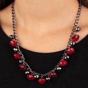 Runway Rebel Red Necklace